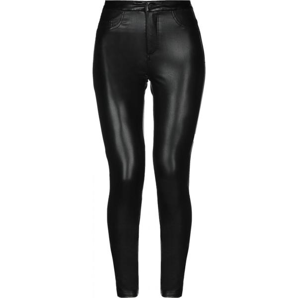 Pantalone con zip in pelle sintetica tinta unita Only tinta unita