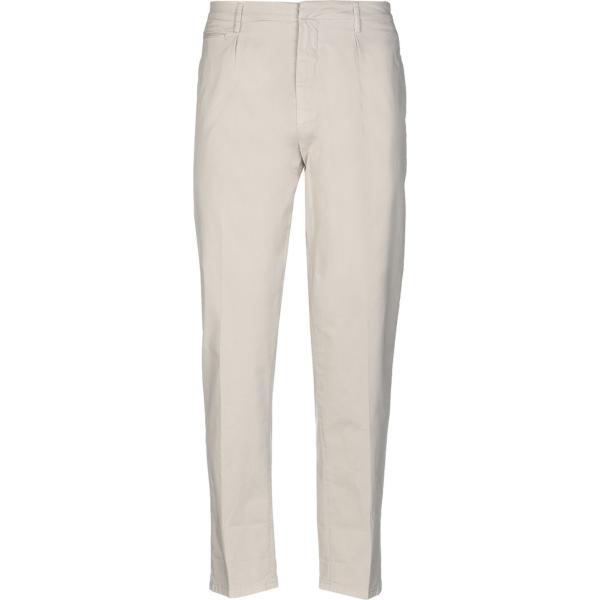 pantaloni Dondup marrone tinta unita