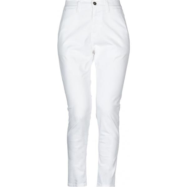 pantalone chino 2W2M bianco tinta unita