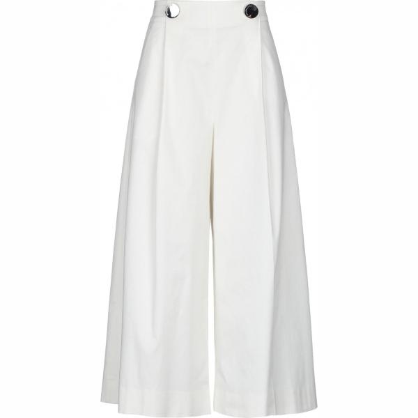 pantaloni L Autre Chose bianco tinta unita