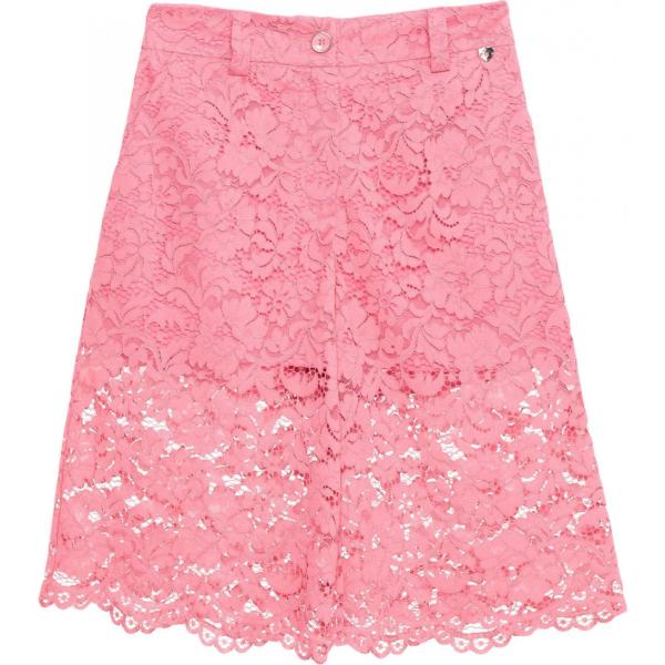 Pantaloni corti e shorts Twinset rosa tinta unita