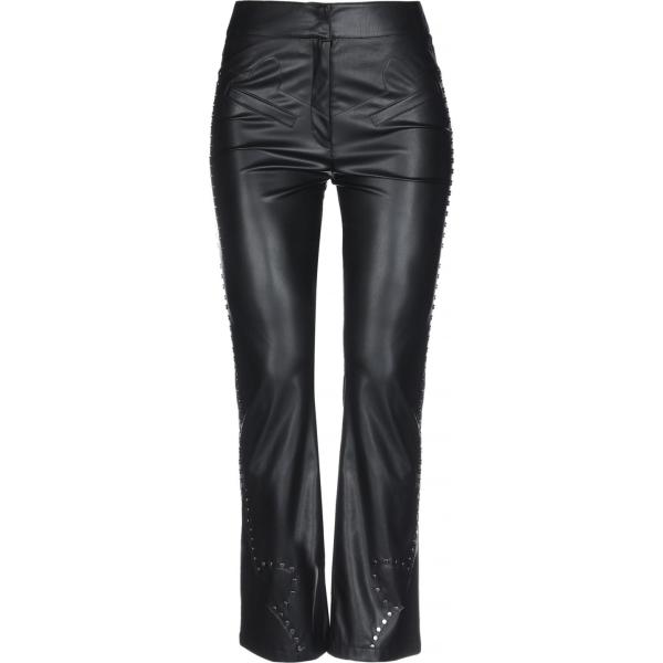 pantalone lungo Pinko nero tinta unita