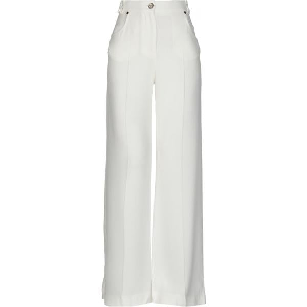 pantalone lungo Patrizia Pepe bianco tinta unita