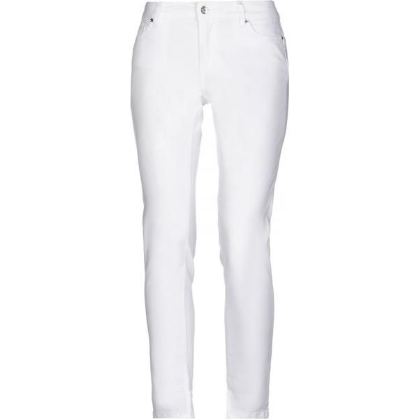 pantaloni Liu •Jo bianco tinta unita