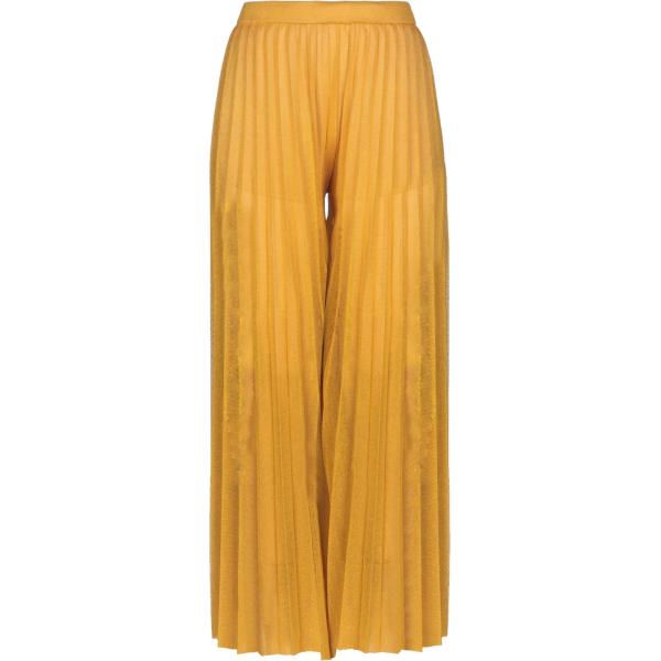 pantaloni Jucca giallo tinta unita