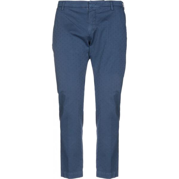 pantaloni Entre Amis blu tinta unita