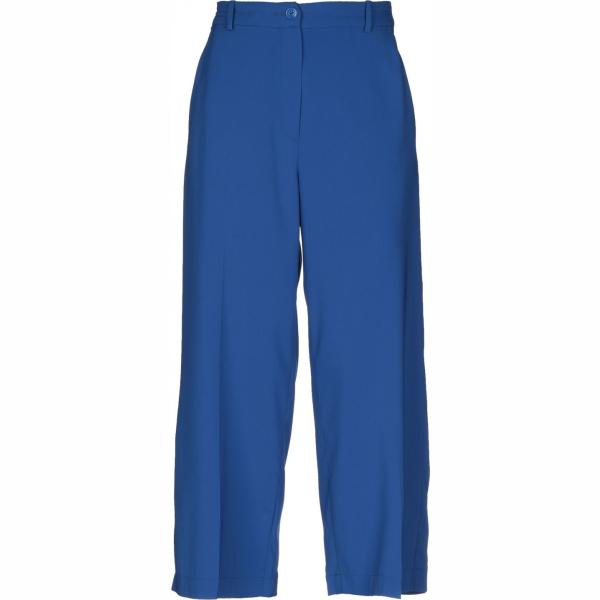 pantaloni capri Pinko blu tinta unita