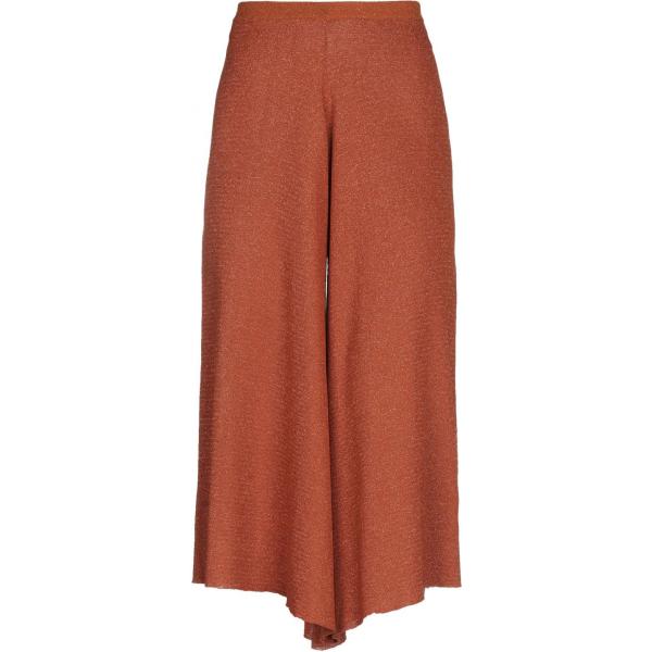 pantaloni capri L Autre Chose marrone tinta unita