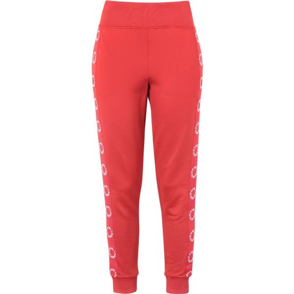 pantaloni Karl Lagerfeld rosso tinta unita