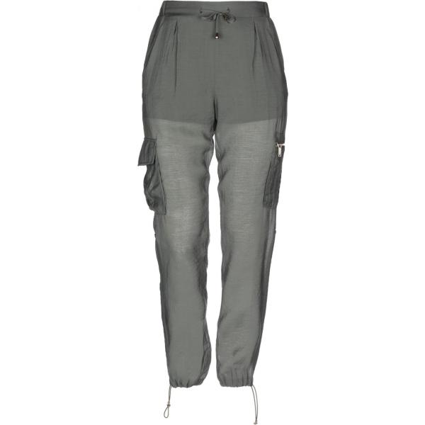 pantalone cargo Fracomina verde tinta unita