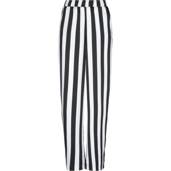 Pantalone a righe in raso con tasche SH by SILVIAN HEACH nero a righe