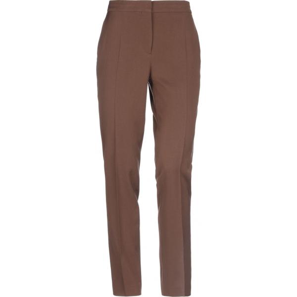 pantaloni Alberta Ferretti marrone tinta unita