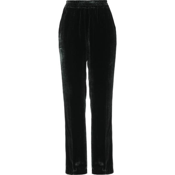 pantaloni European Culture verde tinta unita