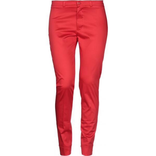 pantaloni Sandro Ferrone rosso tinta unita