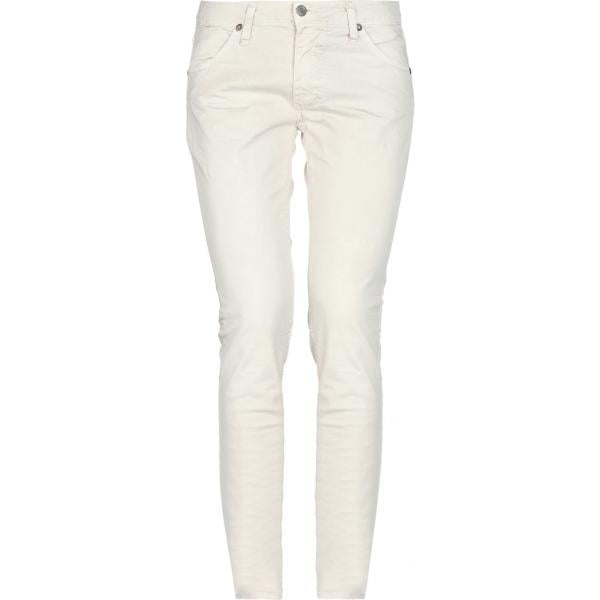 Pantalone delavé con zip in gabardine tinta unita Please tinta unita