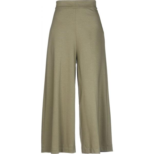 pantaloni Ottodame verde tinta unita