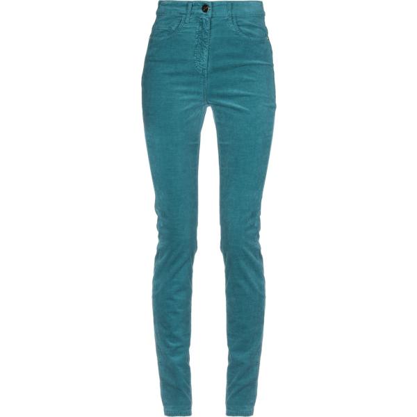 pantaloni Elisabetta Franchi Jeans verde tinta unita