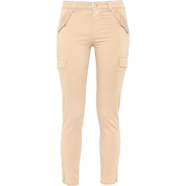 Pantalone vita bassa con zip tinta unita Pierre Darré tinta unita
