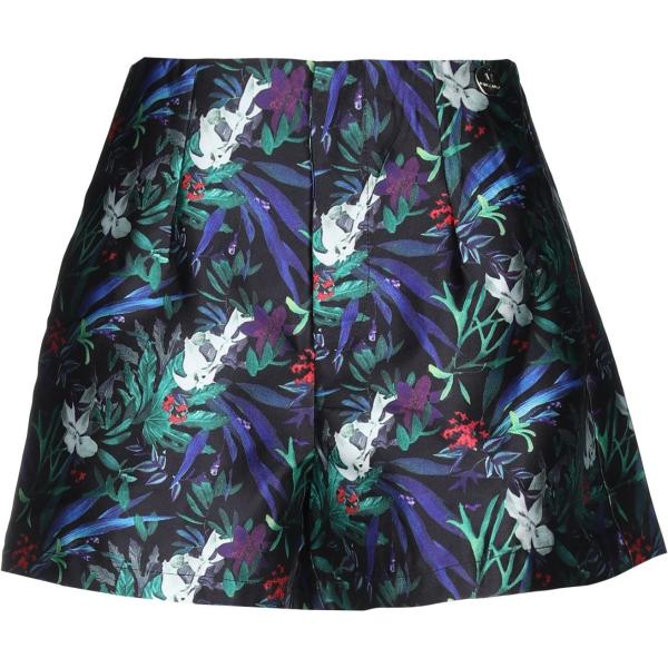 shorts Mangano nero a fiori