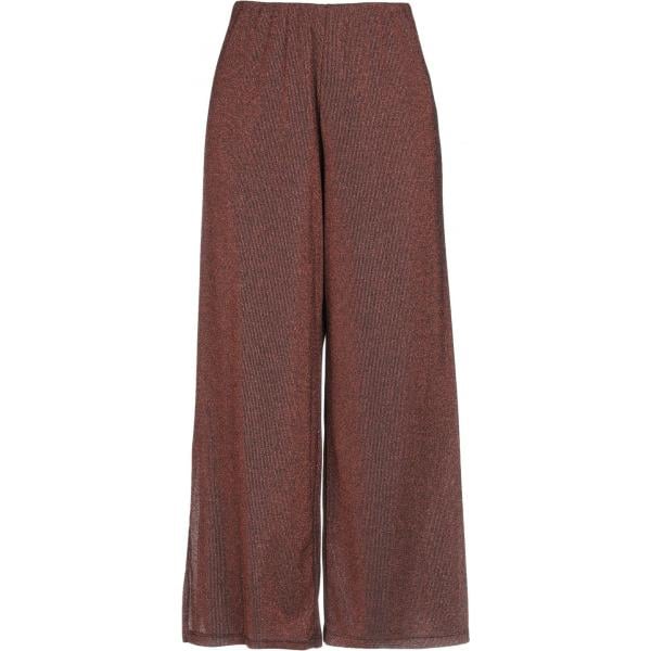 Pantalone a sigaretta con pizzo effetto laminato vita alta jersey Sistes tinta unita