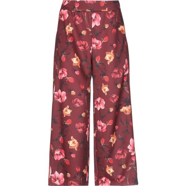 pantaloni Siste S viola a fiori