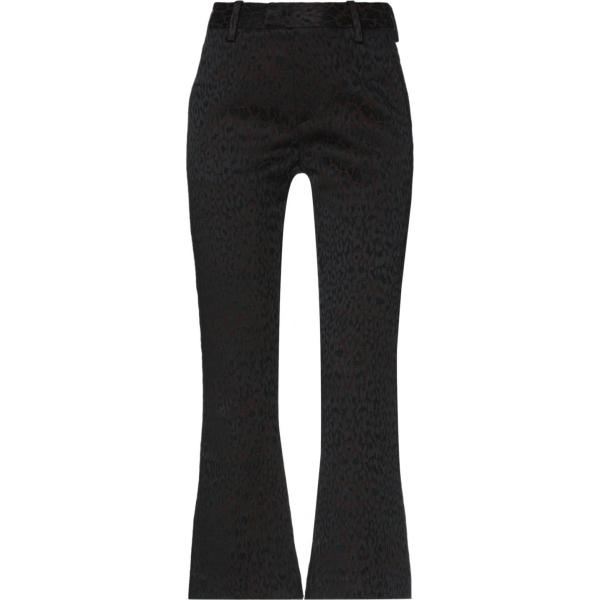 pantaloni Dondup nero tinta unita