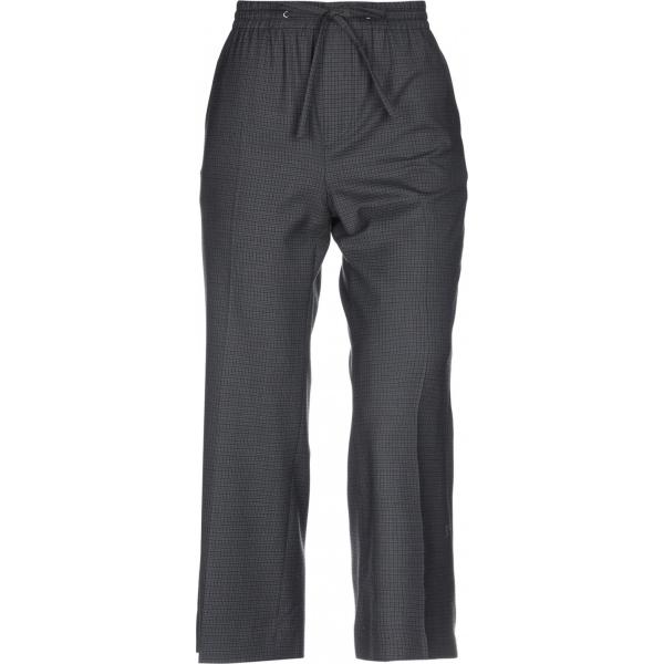 Pantalone a sigaretta a quadri vita alta con coulisse e tasche Miu Miu a quadri
