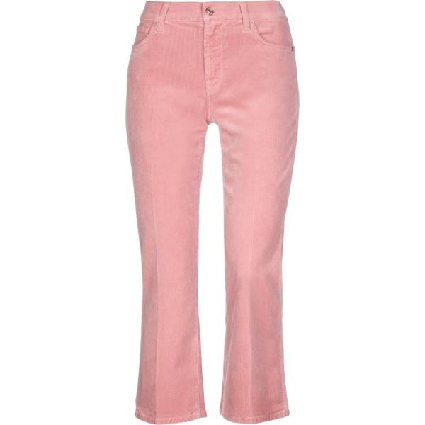 pantaloni 7 For All Mankind rosa tinta unita