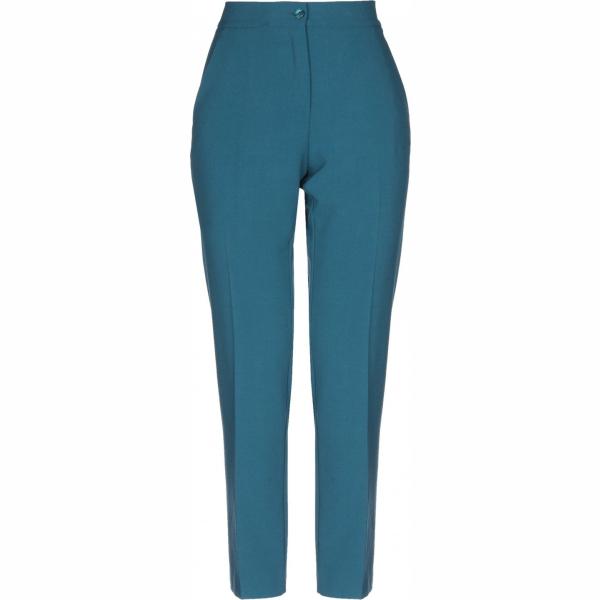 pantaloni Manila Grace blu tinta unita