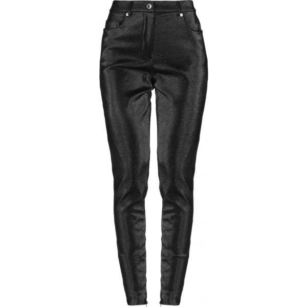 pantaloni Moschino nero tinta unita