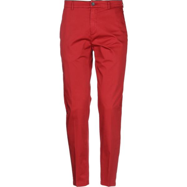 pantaloni Department 5 rosso tinta unita