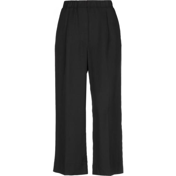pantaloni Les Copains nero tinta unita