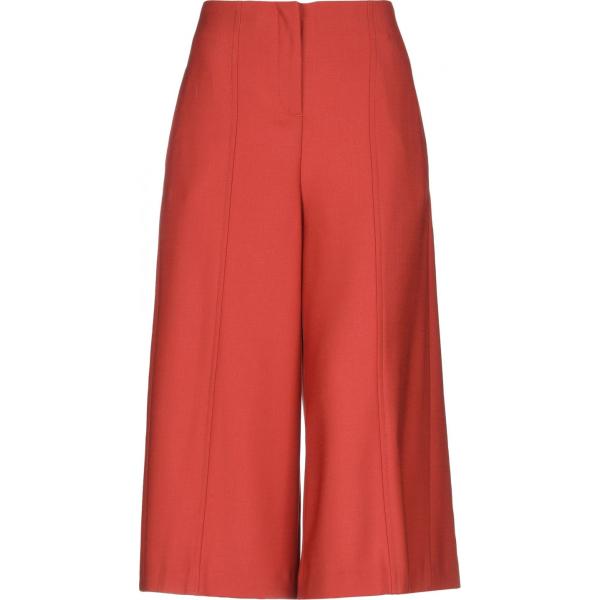 pantaloni capri Twinset rosso tinta unita