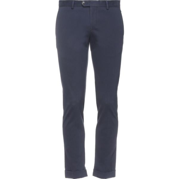 pantaloni Domenico Tagliente blu tinta unita