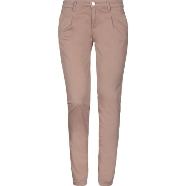 pantaloni YES ZEE by ESSENZA marrone tinta unita