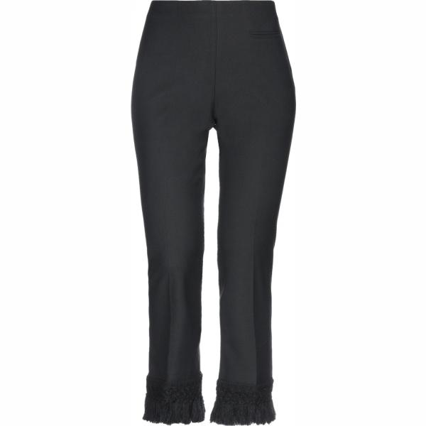 pantaloni capri True Royal nero tinta unita