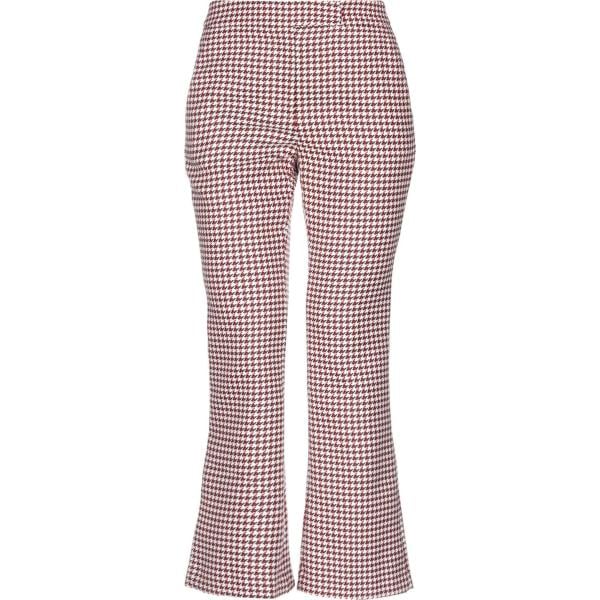 pantaloni Simona Corsellini marrone pied de poule