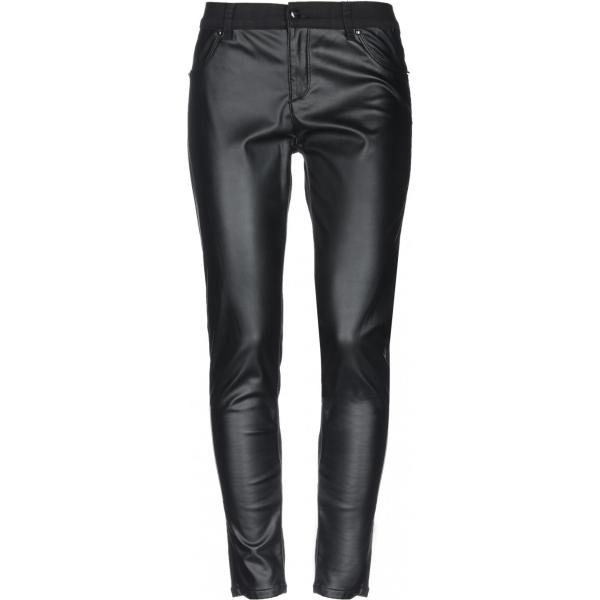 Pantalone con zip in pelle sintetica tinta unita Byblos tinta unita