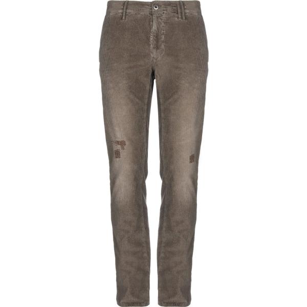pantaloni Incotex marrone tinta unita