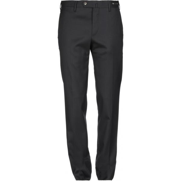 Pantalone vita bassa con zip tinta unita PT Torino nero tinta unita