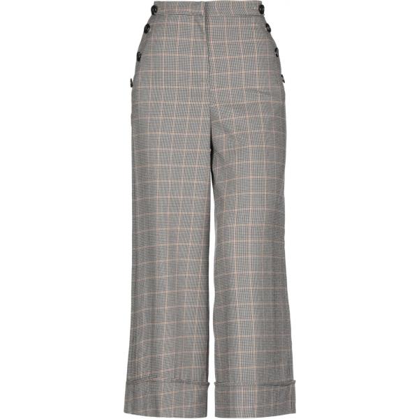 Pantalone pied de poule vita alta con zip e gancetto Ottodame pied de poule