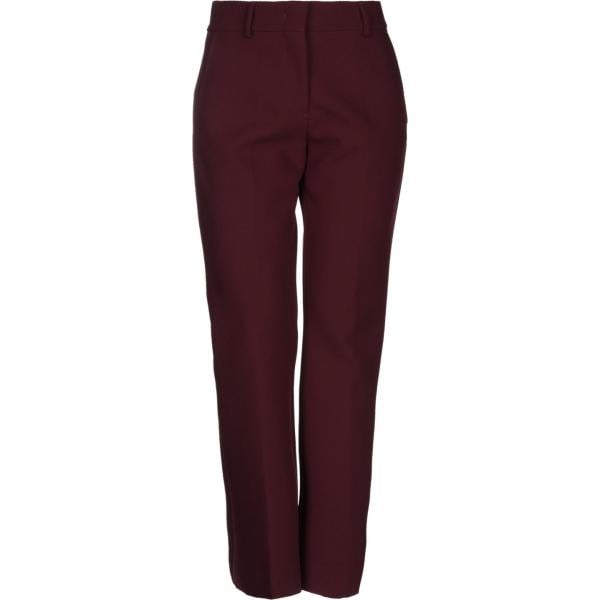 pantaloni Msgm rosso tinta unita