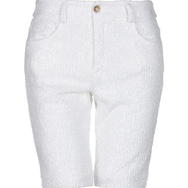 shorts Souvenir bianco tinta unita