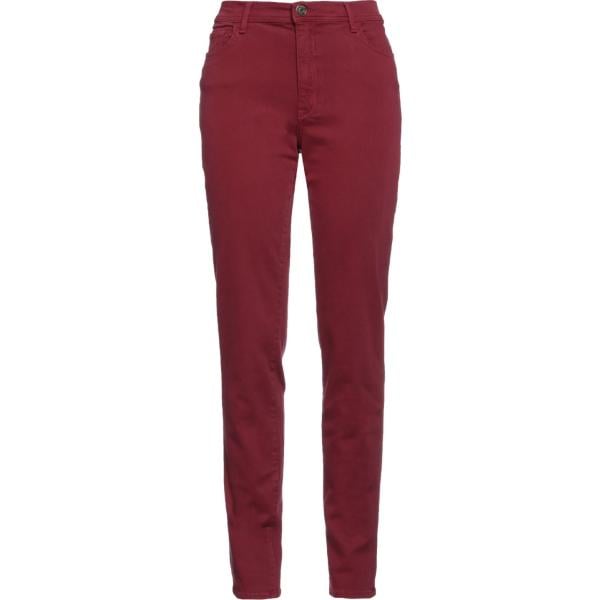 pantaloni Trussardi Jeans rosso tinta unita