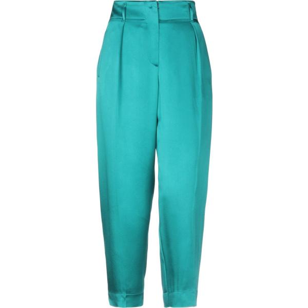 pantaloni Forte_Forte verde tinta unita