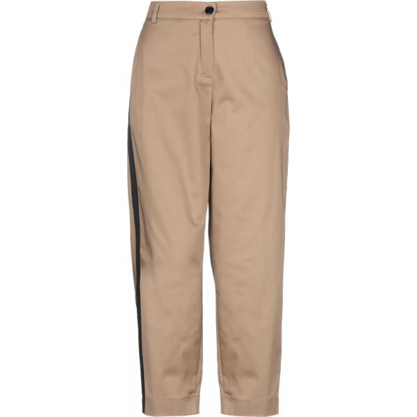pantalone lungo Vanessa Scott marrone tinta unita