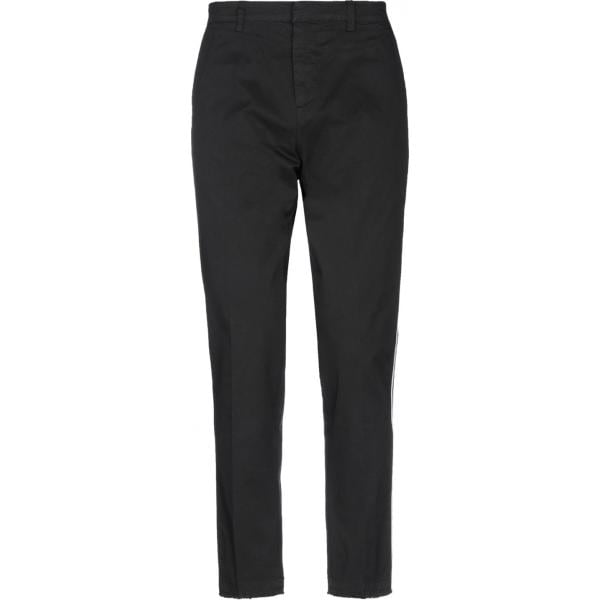 pantaloni Macchia J nero tinta unita