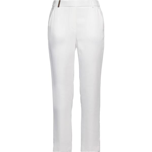 Pantaloni skinny da donna in bianco avorio in viscosa Peserico Peserico