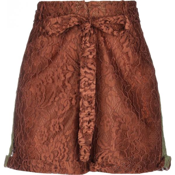 pantalone lungo No-Nà marrone tinta unita
