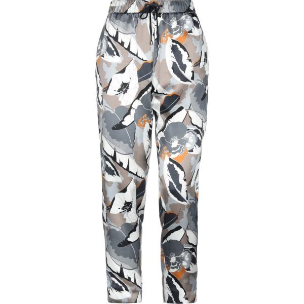 pantaloni Fabiana Filippi grigio a fiori
